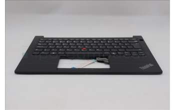 Lenovo 5M11P00010 C-Cover with keyboard, Swedish/Finnish, Black, UK