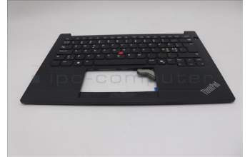 Lenovo 5M11P00015 C-Cover with keyboard, Nordic, Black, UK