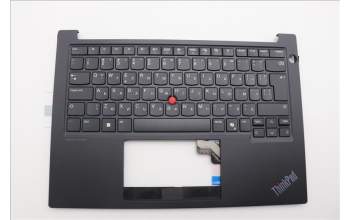 Lenovo 5M11P00039 C-Cover with keyboard, Bulgarian, Black, UK