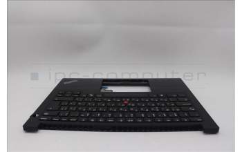 Lenovo 5M11P00039 C-Cover with keyboard, Bulgarian, Black, UK
