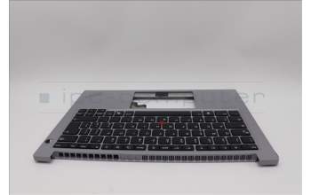Lenovo 5M11P32115 C-Cover with keyboard, Italian, Arctic Grey, UK