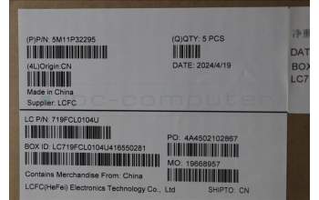 Lenovo 5M11P32295 C-Abdeckung mit Tastatur, USA – Englisch, Schwarz, Hintergrundbeleuchtung