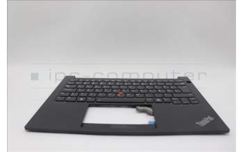 Lenovo 5M11P32331 C-Cover with keyboard, Danish, Black, Backlight, UK