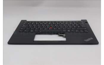 Lenovo 5M11P32367 C-Cover with keyboard, Hungarian, Black, Backlight, UK