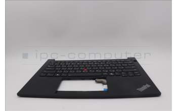 Lenovo 5M11P32412 C-Cover with keyboard, Russian, Black, Backlight, US