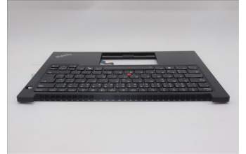 Lenovo 5M11P32416 C-Cover with keyboard, Czech Slovakian, Black, Backlight, UK