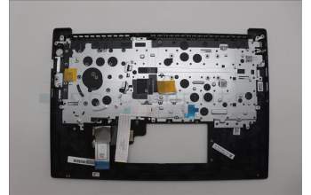 Lenovo 5M11P32428 C-Cover with keyboard, Slovenian, Black, Backlight, UK