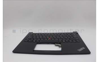 Lenovo 5M11P32492 C-Cover with keyboard, Bulgarian, Black, Backlight, UK