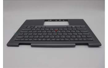 Lenovo 5M11P34966 C-Cover with keyboard, USA English, Luna Grey, Fingerprint, WLAN, US