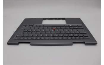 Lenovo 5M11P34971 C-Cover with keyboard, German, Luna Grey, Fingerprint, WLAN, UK