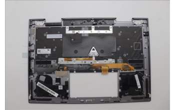 Lenovo 5M11P35018 C-Cover with keyboard, Norwegian, Luna Grey, Fingerprint, WLAN, UK