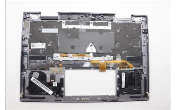 Lenovo 5M11P35022 C-Cover with keyboard, Slovenian, Luna Grey, Fingerprint, WLAN, UK