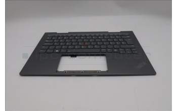 Lenovo 5M11P35048 C-Cover with keyboard, Hungarian, Luna Grey, Fingerprint, WWAN, UK