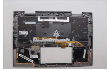 Lenovo 5M11P35089 C-Cover with keyboard, Korean, Luna Grey, Fingerprint, WWAN, US