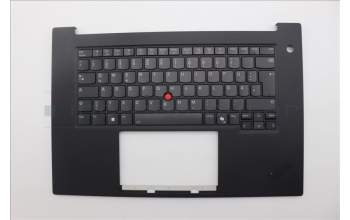 Lenovo 5M11P47454 C-Cover with keyboard, German, Backlight, UK