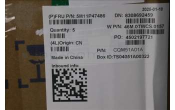 Lenovo 5M11P47486 C-Cover with keyboard, Belgian, Backlight, UK