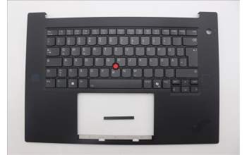 Lenovo 5M11P47491 C-Cover with keyboard, German, Backlight, UK
