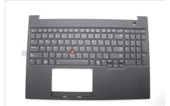 Lenovo 5M11P68285 C-Cover with keyboard, Arabic, Black, Backlight, US