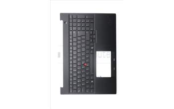 Lenovo 5M11P68291 C-Cover with keyboard, Brazil Portuguese, Black, Backlight, UK