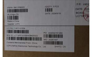 LENOVO 5M11P68322 MECH_ASM BL KB NP BK GER PMX