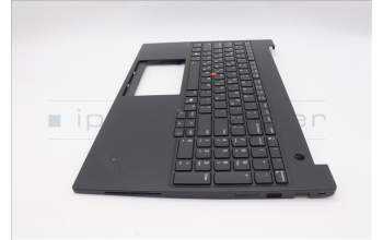 Lenovo 5M11P68324 C-Cover with keyboard, Greek, Black, Backlight, US