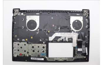 Lenovo 5M11P68327 C-Cover with keyboard, Hebrew, Black, Backlight, US