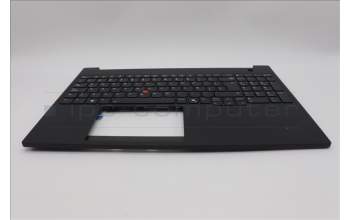 Lenovo 5M11P68345 C-Cover with keyboard, Spanish LA, Black, Backlight, UK