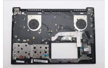 Lenovo 5M11P68368 C-Cover with keyboard, Switzerland, Black, Backlight, UK