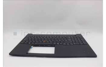 Lenovo 5M11P68827 C-Cover with keyboard, Spanish, Black, Backlight, WWAN, SIM, UK
