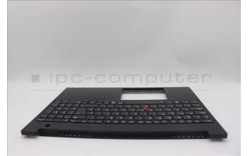 Lenovo 5M11P68827 C-Cover with keyboard, Spanish, Black, Backlight, WWAN, SIM, UK
