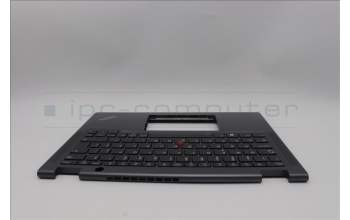 Lenovo 5M11P68987 C-Cover with keyboard, Portuguese, Grey, Backlight, UK