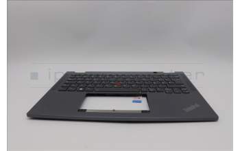 Lenovo 5M11P69104 C-Cover with keyboard, Italian, Grey, Backlight, WWAN, UK