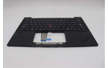 Lenovo 5M11P69374 C-Cover with keyboard, Arabic, Black, Backlight, US