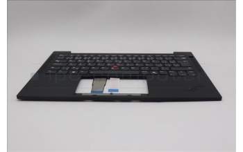 Lenovo 5M11P69394 C-Cover with keyboard, Czech Slovakian, Black, Backlight, UK