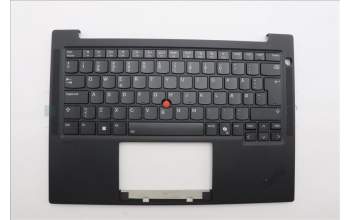 Lenovo 5M11Q25550 C-Cover with keyboard, Danish, Black, WLAN, UK