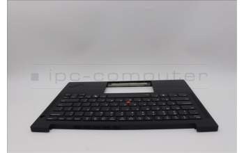 Lenovo 5M11Q25551 C-Cover with keyboard, USA English, Black, WLAN, US