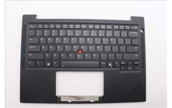 Lenovo 5M11Q25588 C-Cover with keyboard, US English Euro, Black, WLAN, US