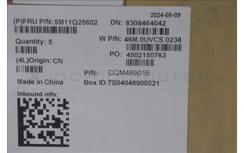 Lenovo 5M11Q25602 C-Cover with keyboard, Nordic, Black, WLAN, UK