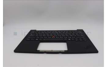 Lenovo 5M11Q25604 C-Cover with keyboard, Russian, Black, WLAN, US