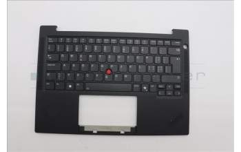 Lenovo 5M11Q25608 C-Cover with keyboard, Switzerland, Black, WLAN, UK