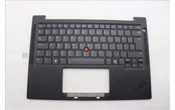 Lenovo 5M11Q25629 C-Cover with keyboard, Hungarian, Black, WLAN, UK
