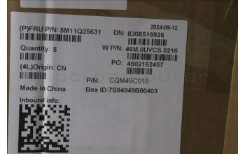 Lenovo 5M11Q25631 C-Cover with keyboard, Italian, Black, WLAN, UK