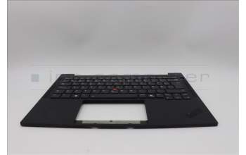 Lenovo 5M11Q25636 C-Cover with keyboard, Norwegian, Black, WLAN, UK