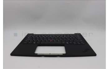 Lenovo 5M11Q25642 C-Cover with keyboard, Swedish/Finnish, Black, WLAN, UK