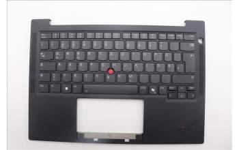 Lenovo 5M11Q25661 C-Cover with keyboard, German, Black, WLAN, UK