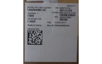 Lenovo 5M11Q25661 C-Cover with keyboard, German, Black, WLAN, UK