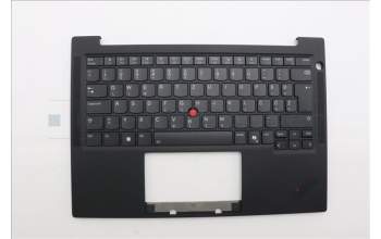 Lenovo 5M11Q25675 C-Cover with keyboard, Slovenian, Black, WLAN, UK