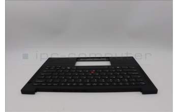 Lenovo 5M11Q25691 C-Cover with keyboard, USA English, Black, WWAN, US