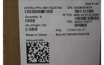 Lenovo 5M11Q25704 C-Cover with keyboard, Spanish LA, Black, WWAN, UK