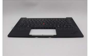 Lenovo 5M11Q25748 C-Cover with keyboard, Switzerland, Black, WWAN, UK
